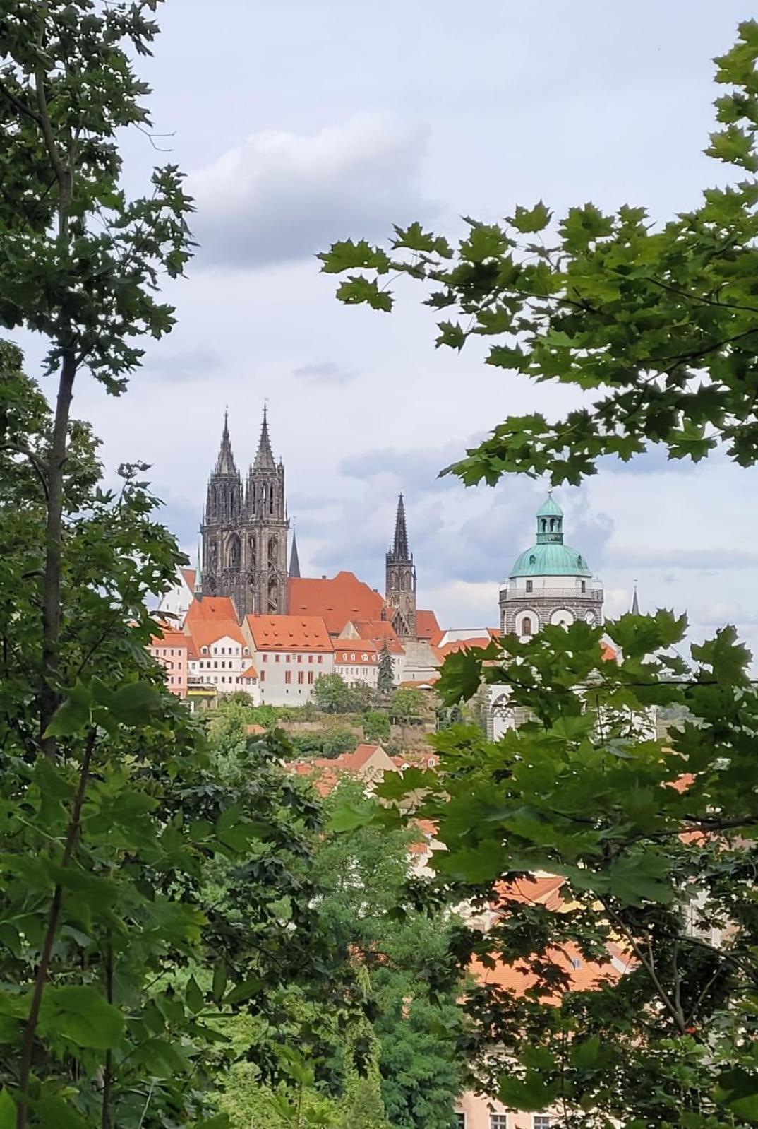 Cosel Apartment Altstadt Radfahrer Balkon Meißen Exteriér fotografie