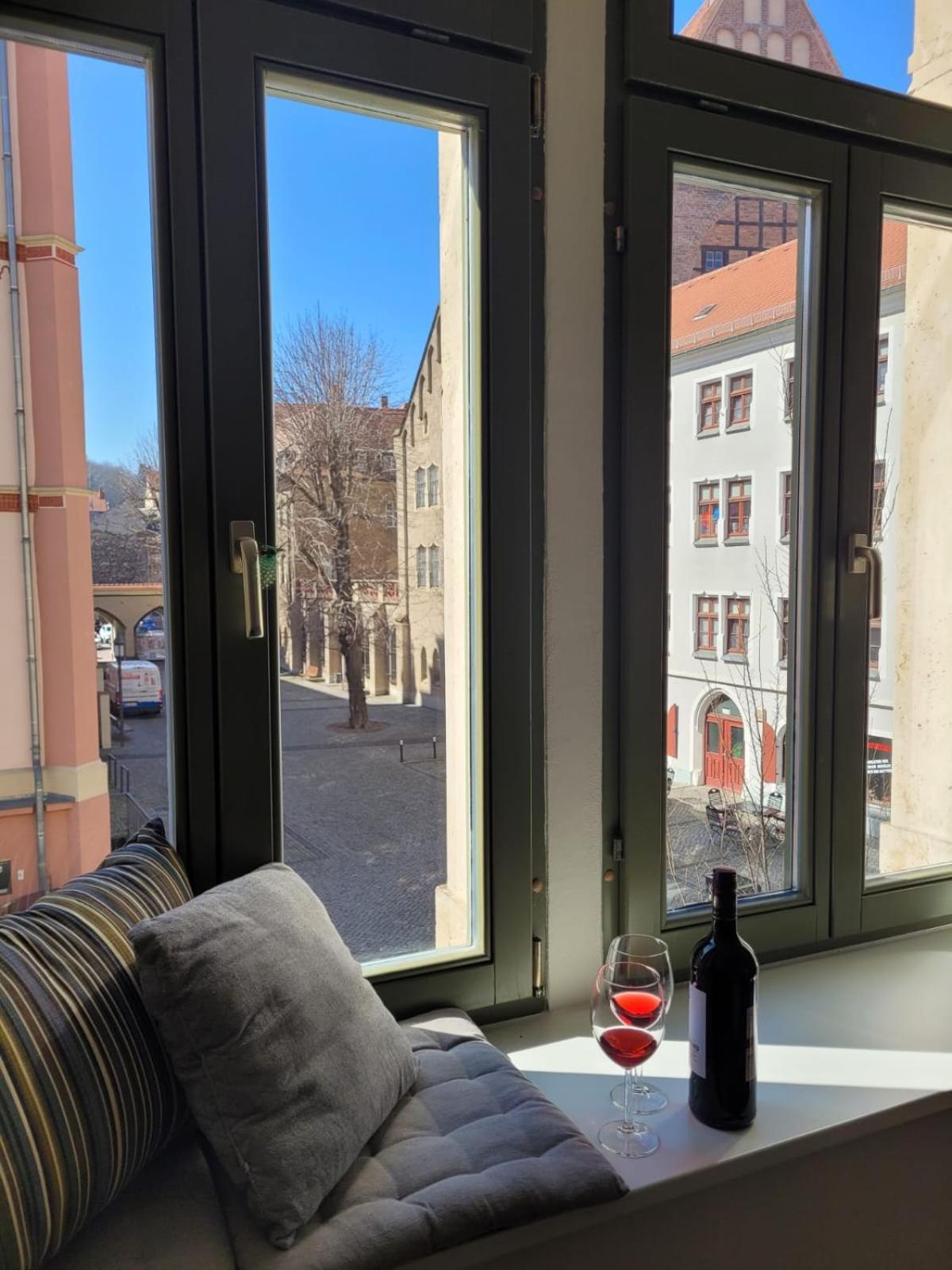 Cosel Apartment Altstadt Radfahrer Balkon Meißen Exteriér fotografie